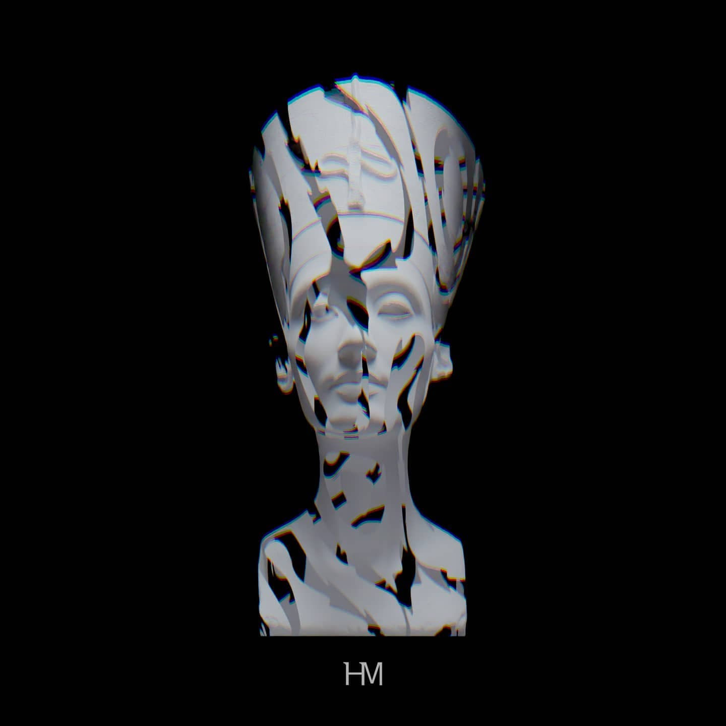 Glitched Nefertiti Voxel