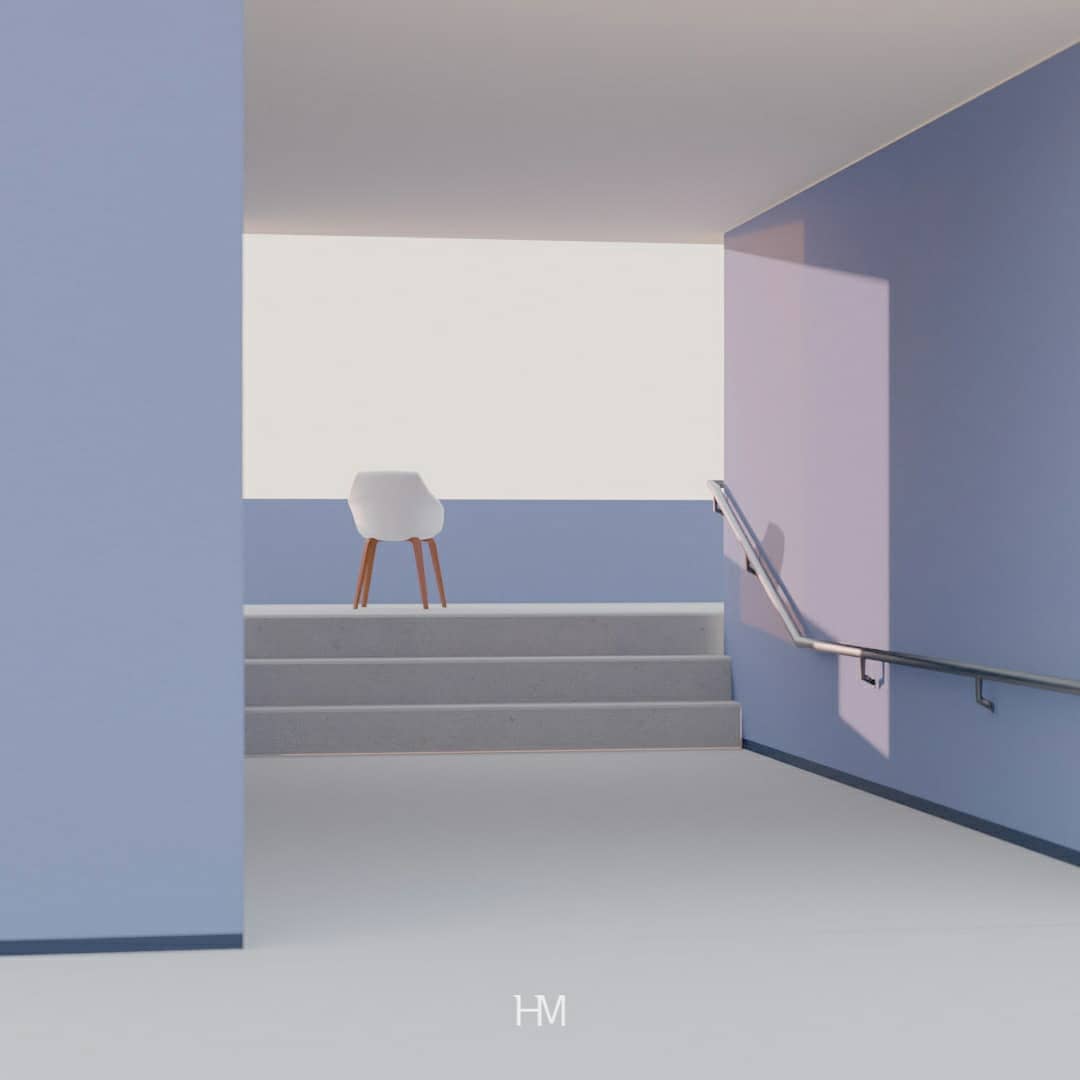 The Periwinkle Stairwell